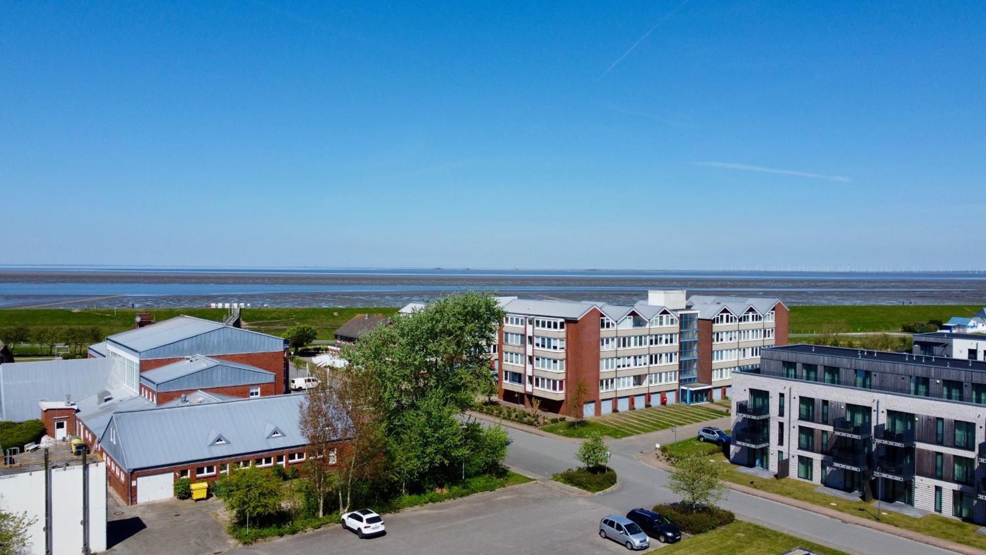 Apartment Meerflair Mit Balkon ノルトシュトラント エクステリア 写真